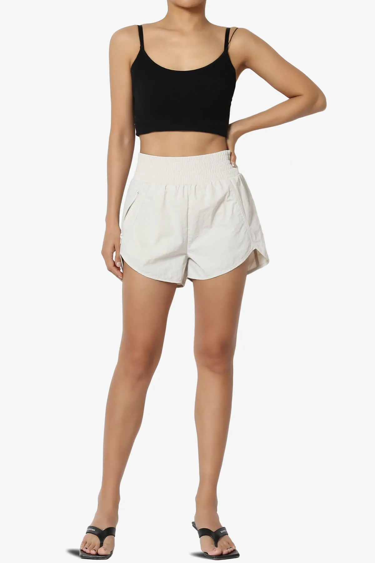 The Way Home Running Shorts w Zip Pocket