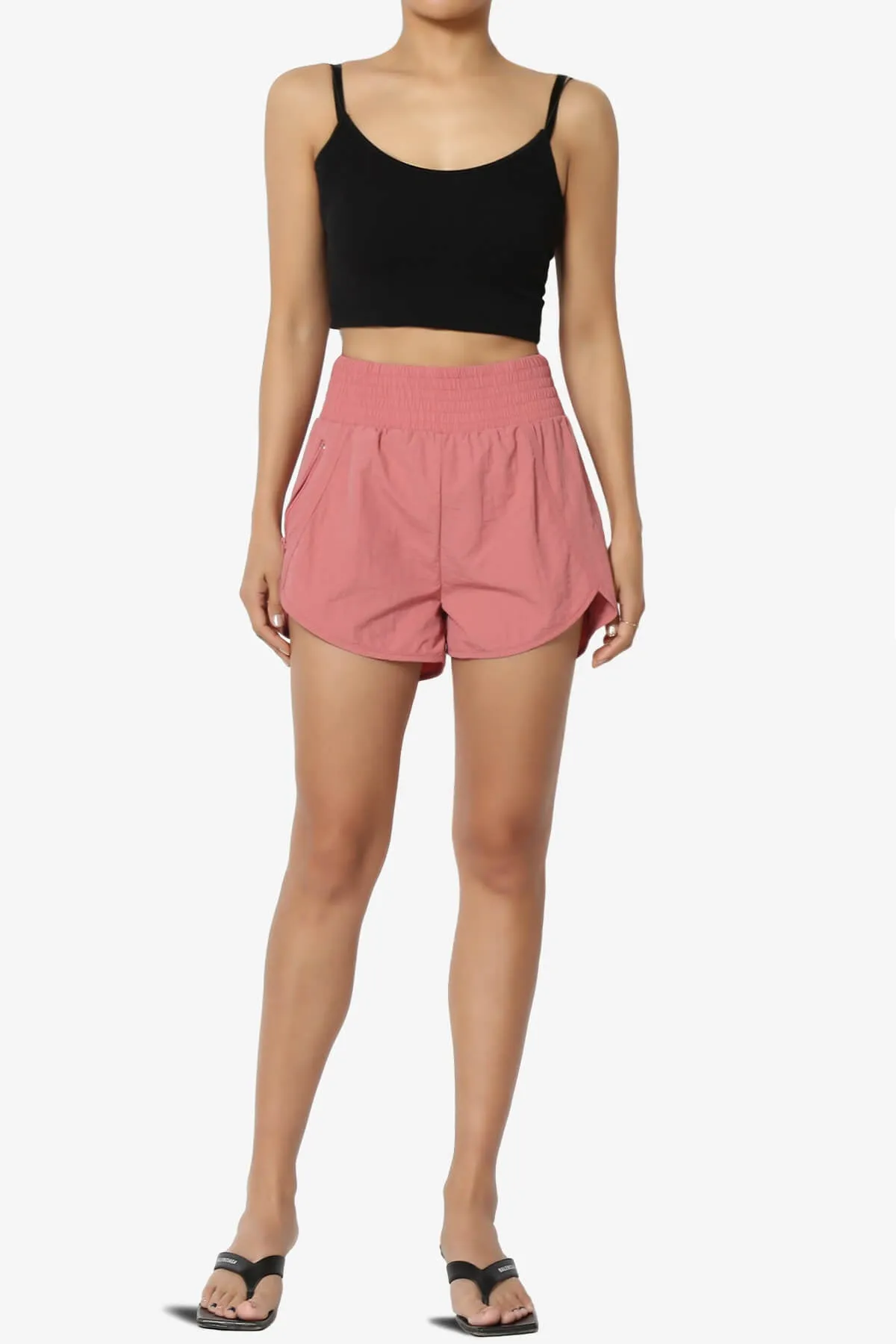 The Way Home Running Shorts w Zip Pocket