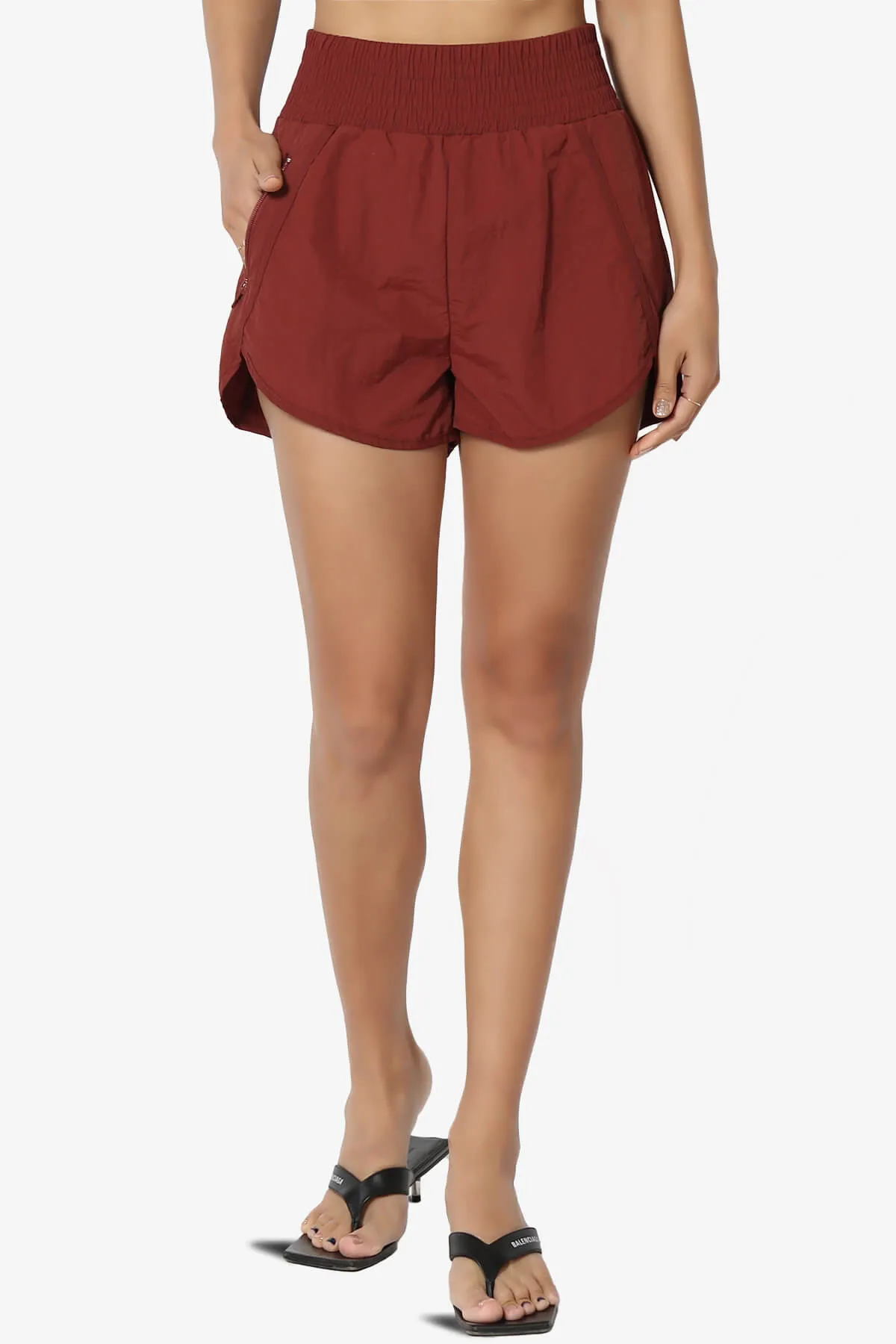 The Way Home Running Shorts w Zip Pocket