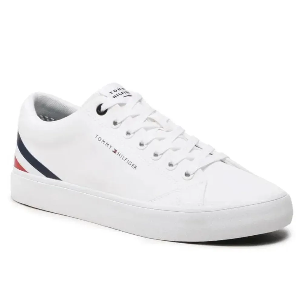 Tommy Hilfiger Hi Vulc Core Low Stripes Sneaker - WHT