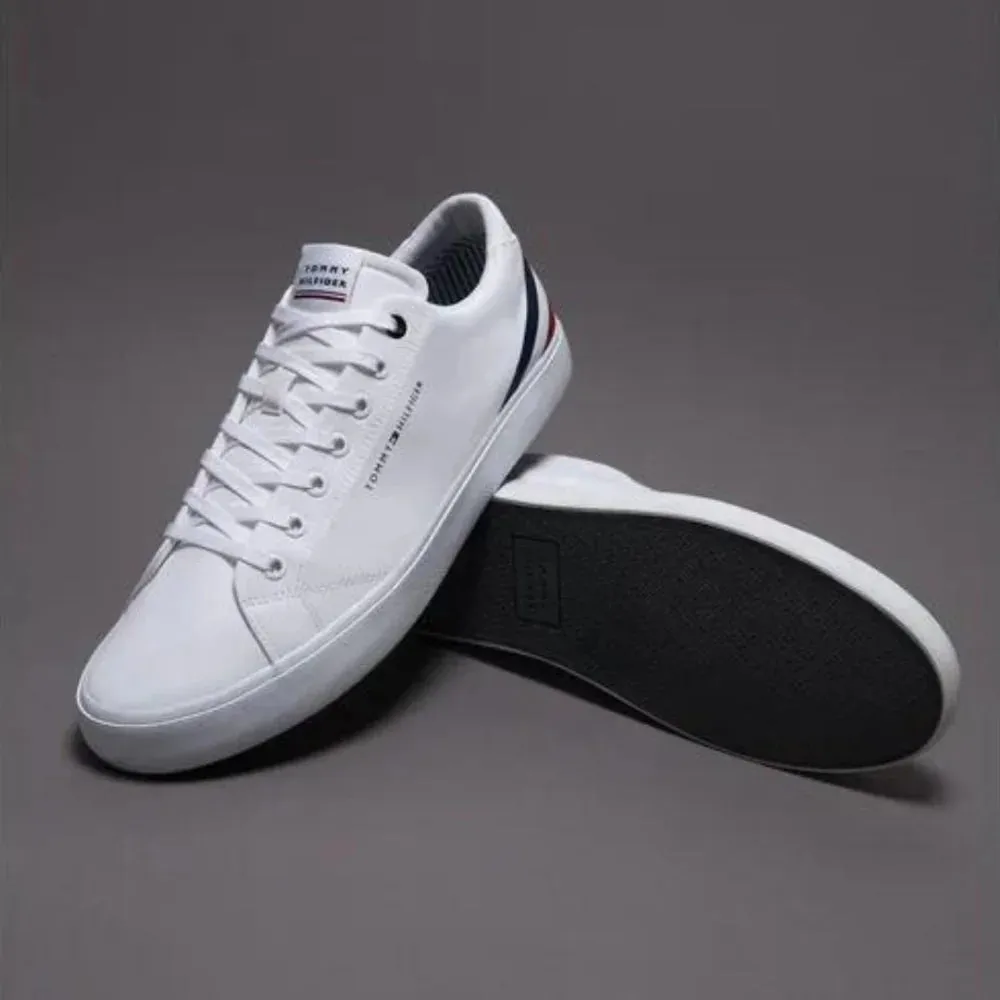 Tommy Hilfiger Hi Vulc Core Low Stripes Sneaker - WHT