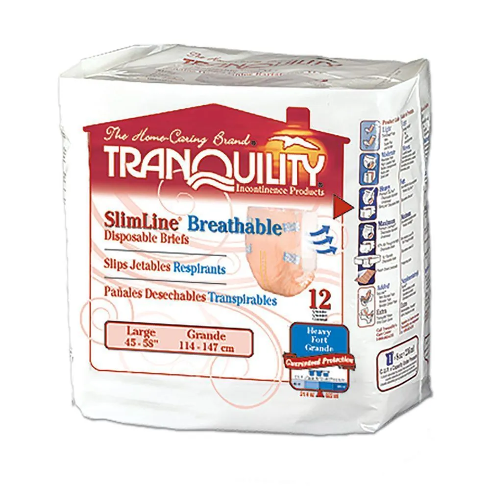 Tranquility SlimLine Breathable Brief (1 Case)