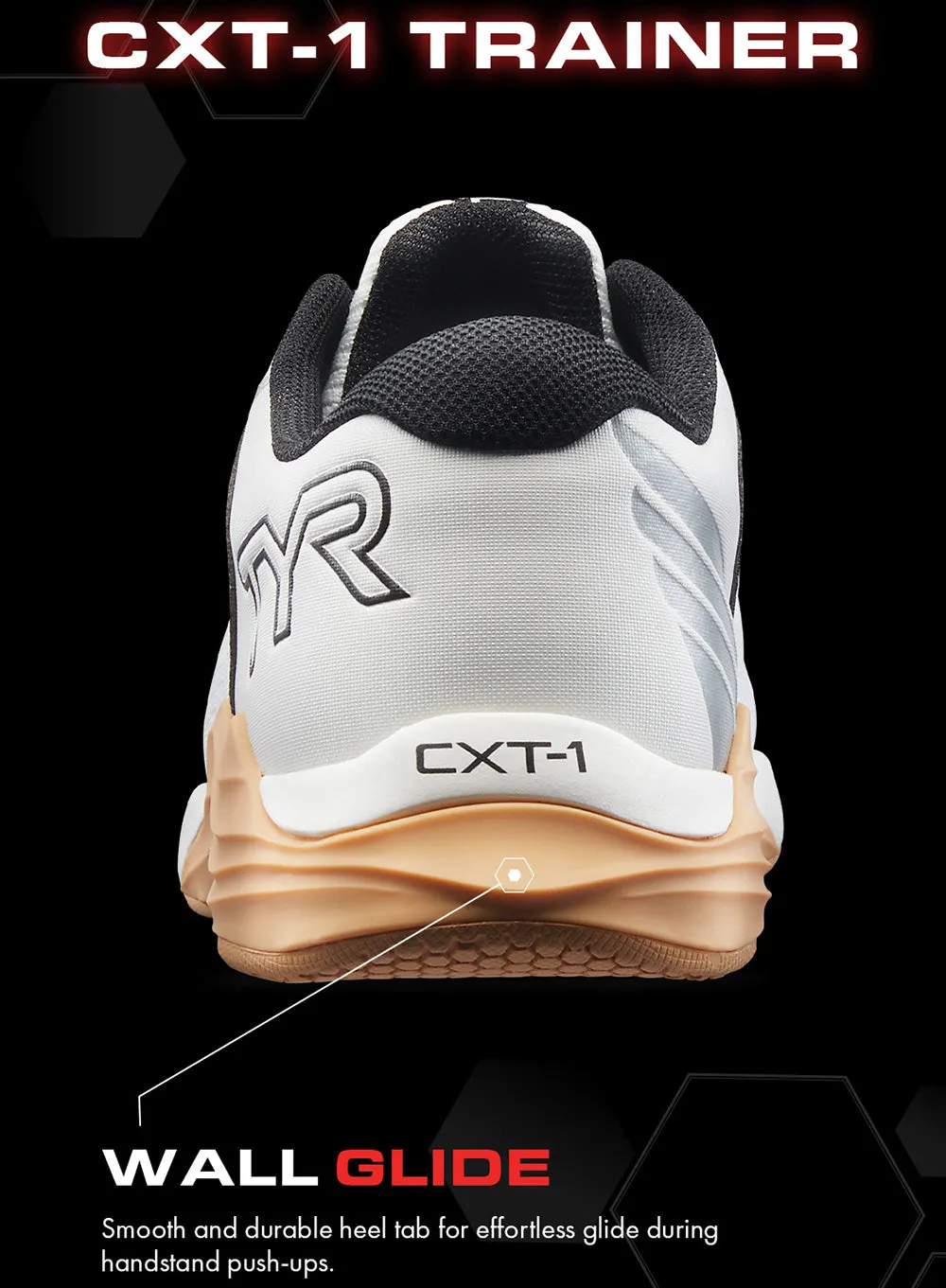 TYR CXT-1 Trainer White/Red - CLEARANCE
