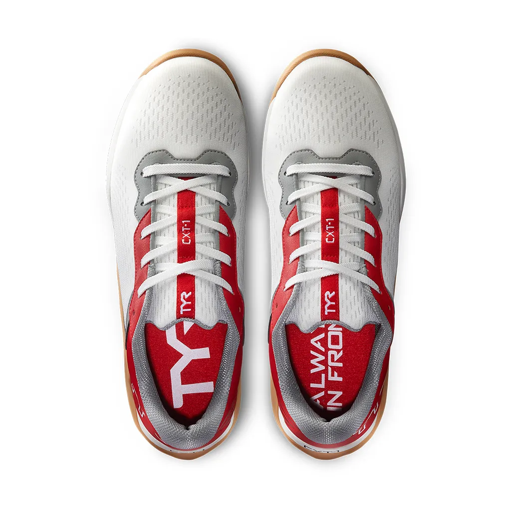 TYR CXT-1 Trainer White/Red - CLEARANCE