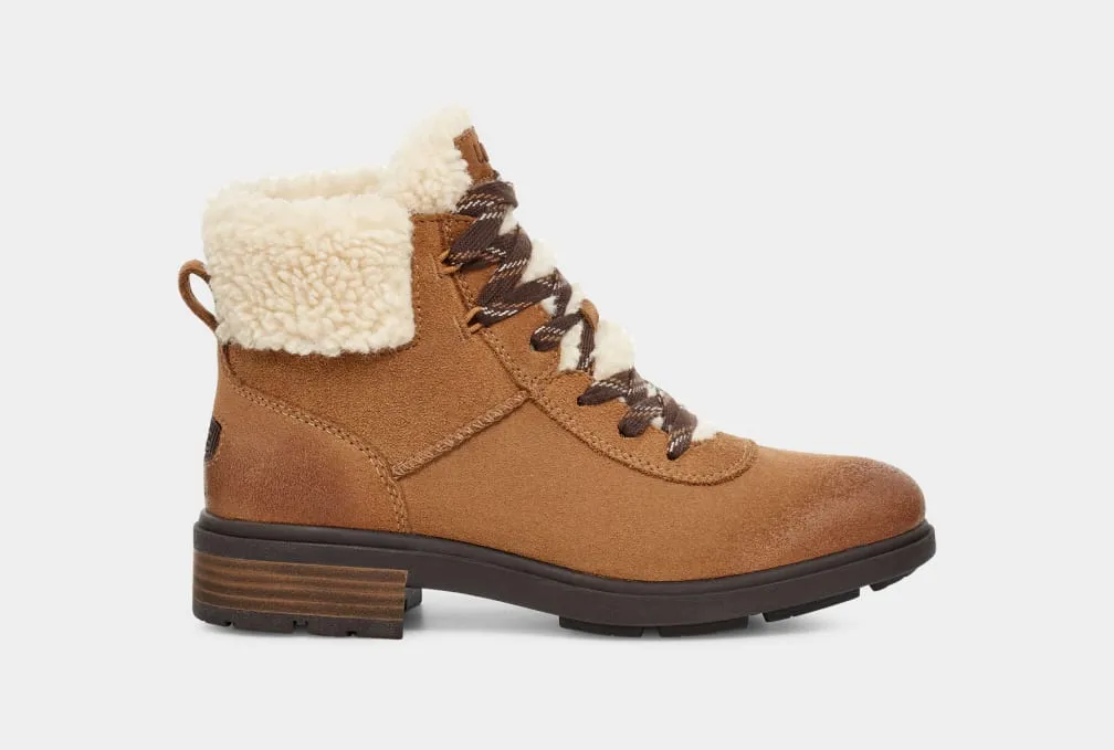 UGG- WOMEN'S HARRISON FUR LACE BOOT