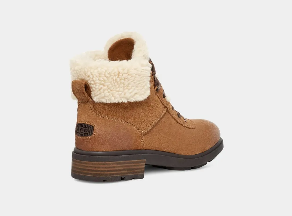 UGG- WOMEN'S HARRISON FUR LACE BOOT