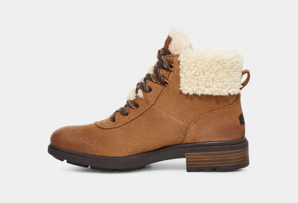 UGG- WOMEN'S HARRISON FUR LACE BOOT