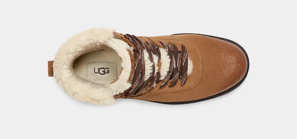 UGG- WOMEN'S HARRISON FUR LACE BOOT