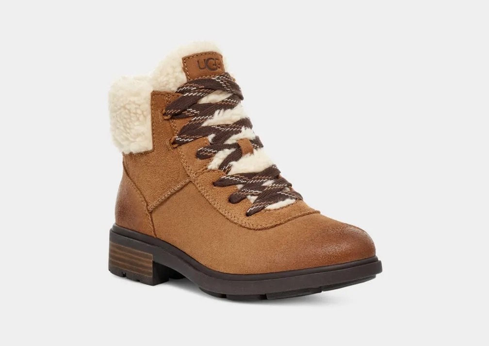UGG- WOMEN'S HARRISON FUR LACE BOOT