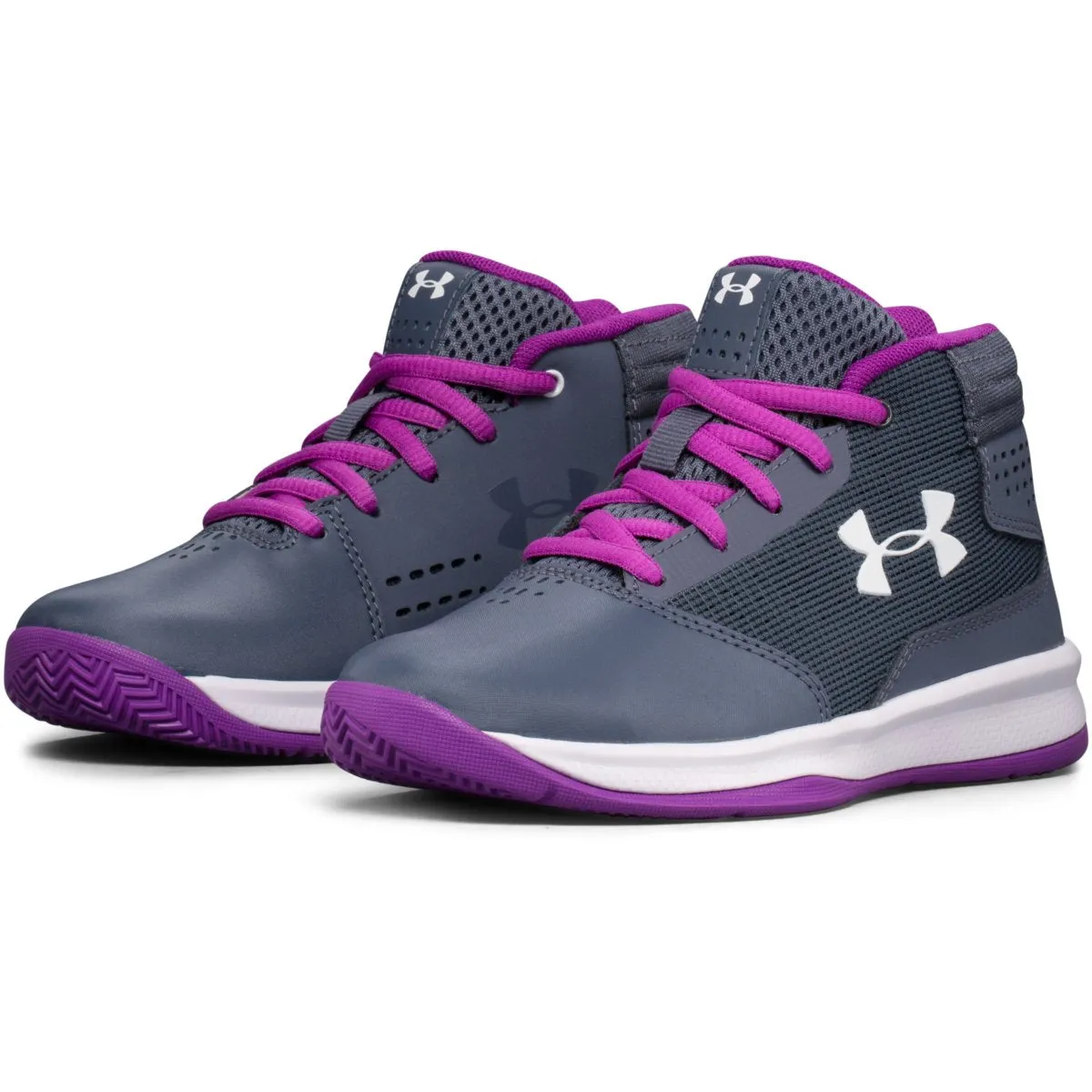 Under Armour Apollo Gray Jet Basketball Shoe