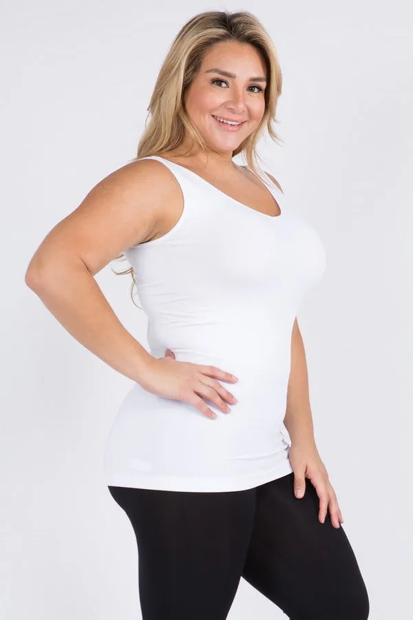 V-Neck Seamless Yoga Top - White