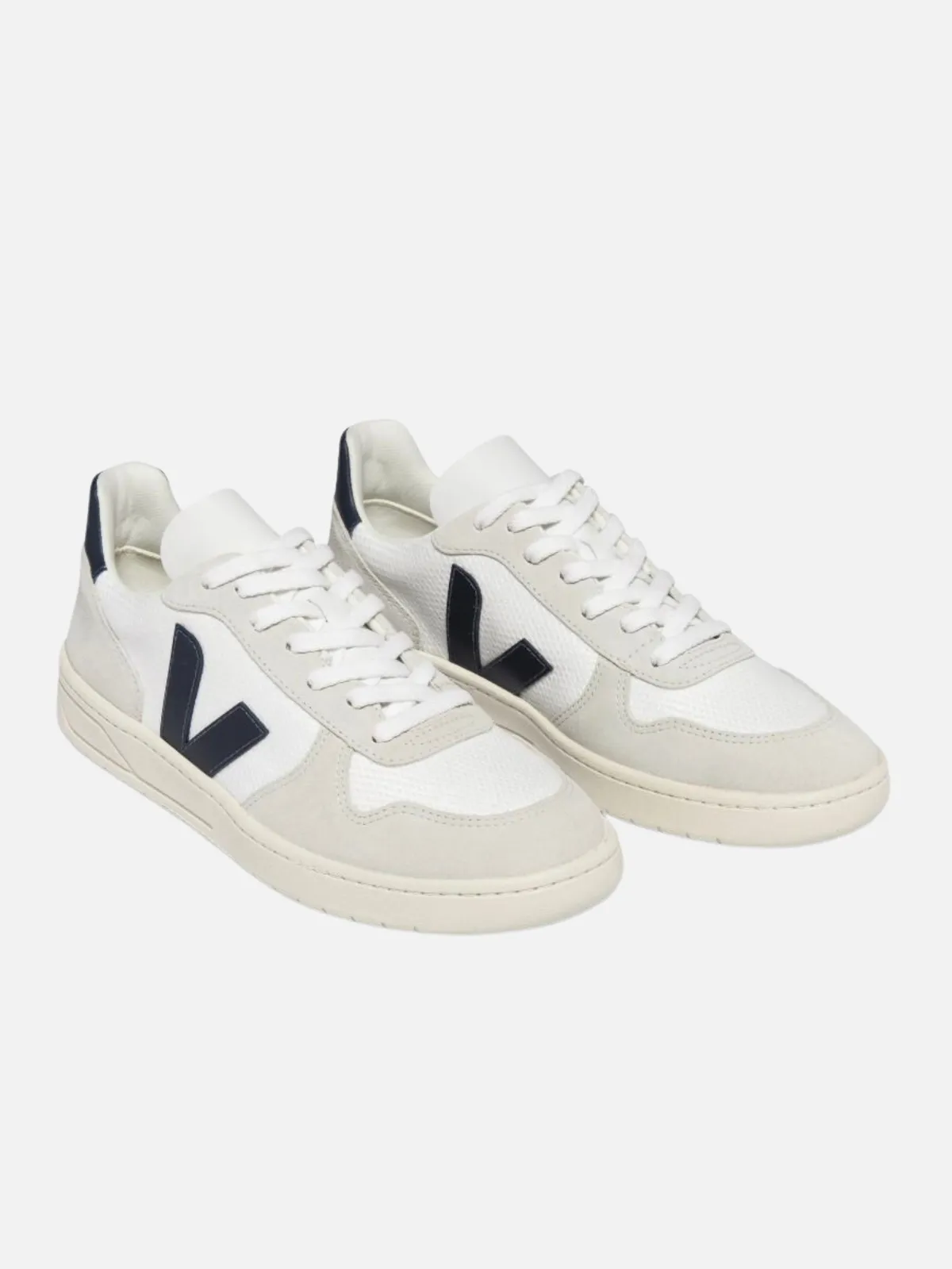 VEJA V-10 B-Mesh - White/Nautico
