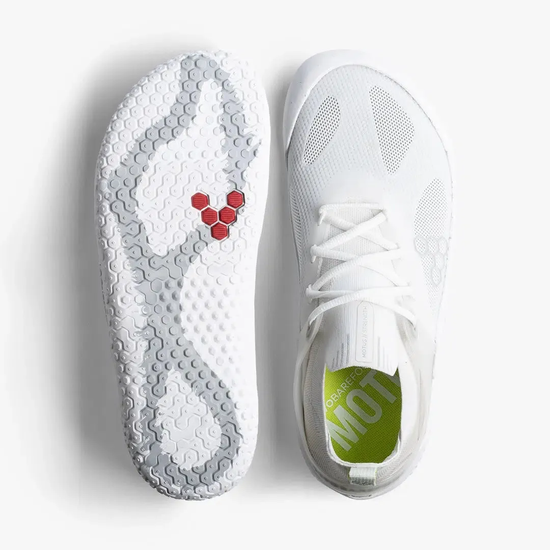 Vivobarefoot Motus Strength Men's Bright White / Grey