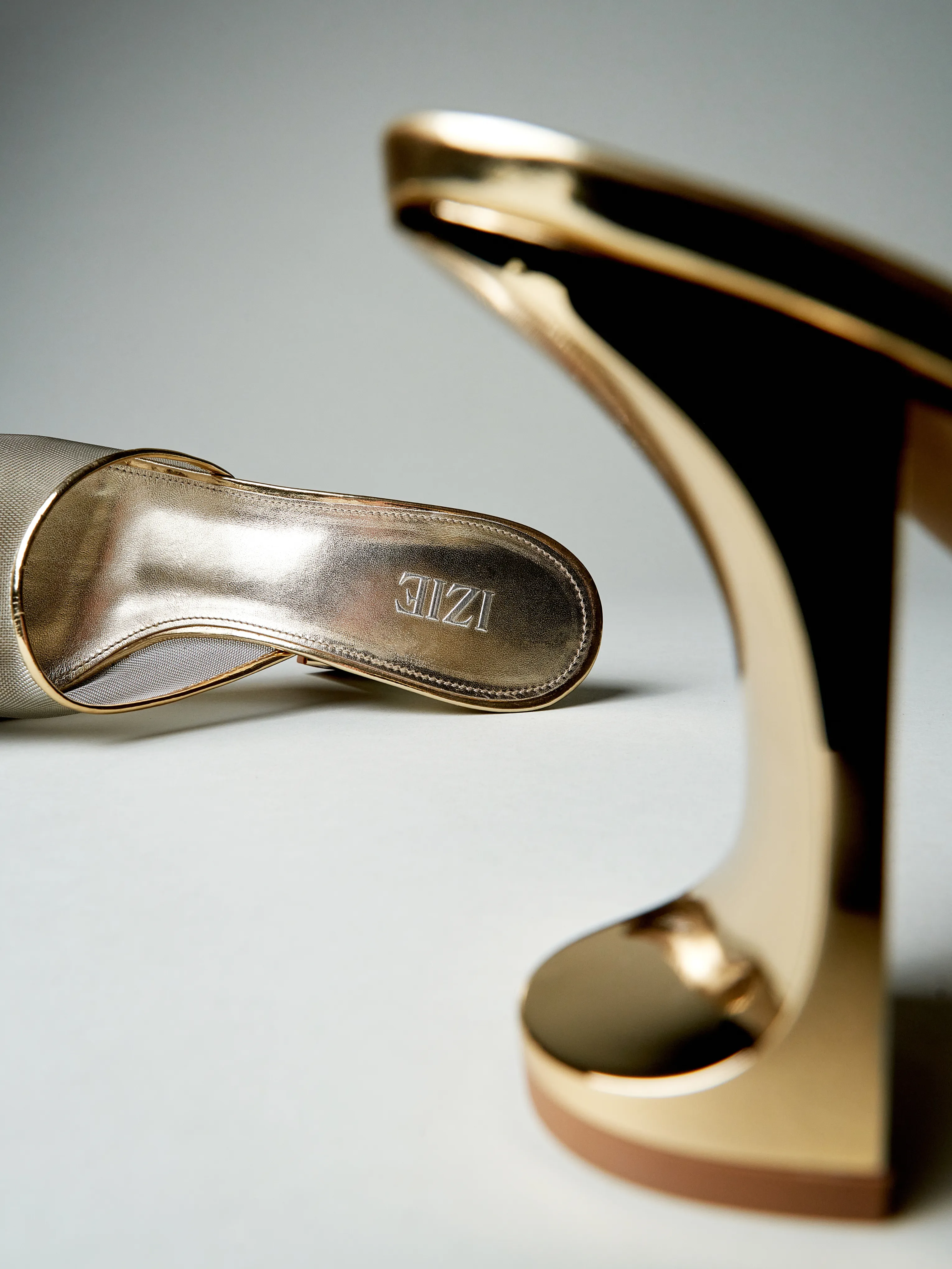 Waverly Mule in Gold