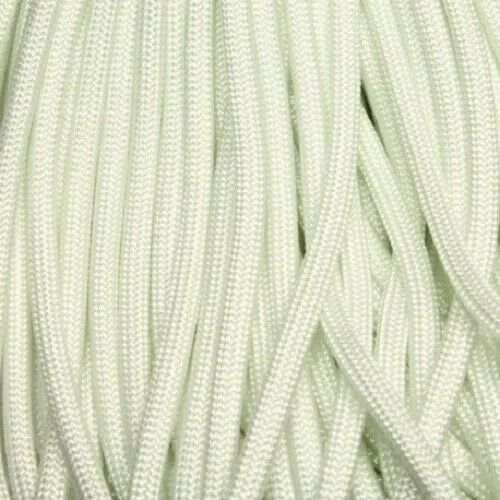White Boot Laces  3mm Paracord Steel Tip Shoelaces