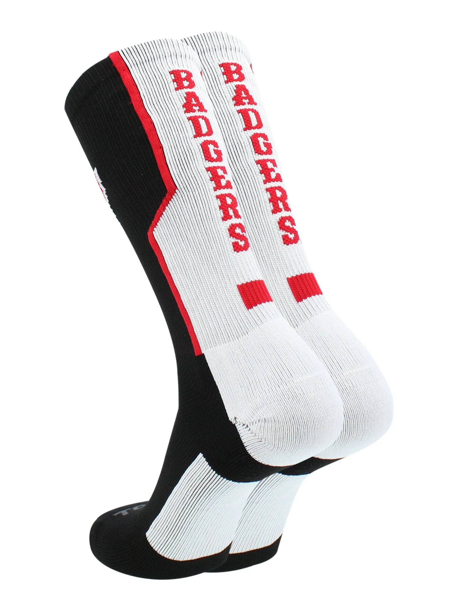 Wisconsin Badgers Socks Perimeter Crew