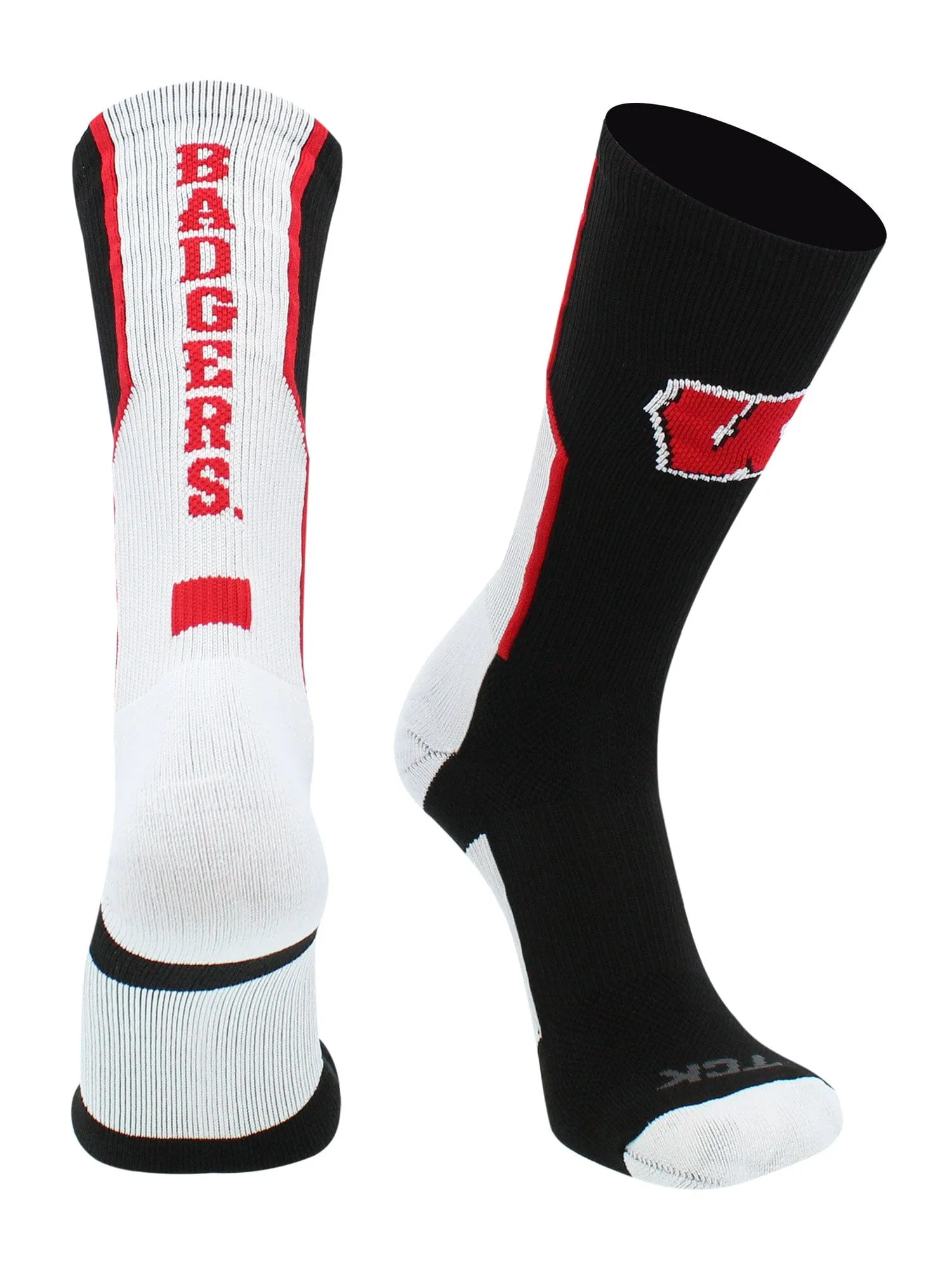 Wisconsin Badgers Socks Perimeter Crew