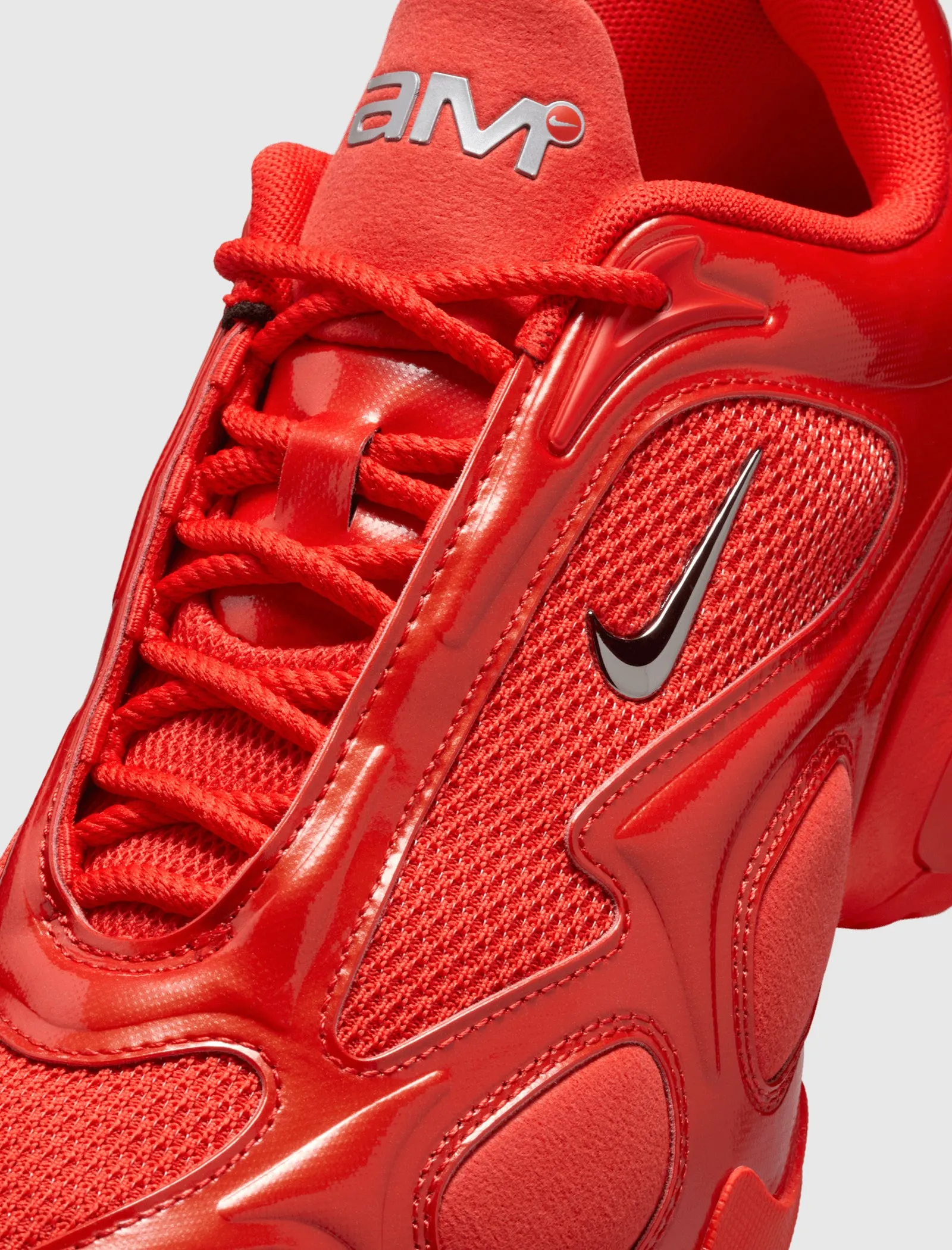 WOMEN'S AIR MAX MUSE "HABANERO RED/METALLIC SILVER"