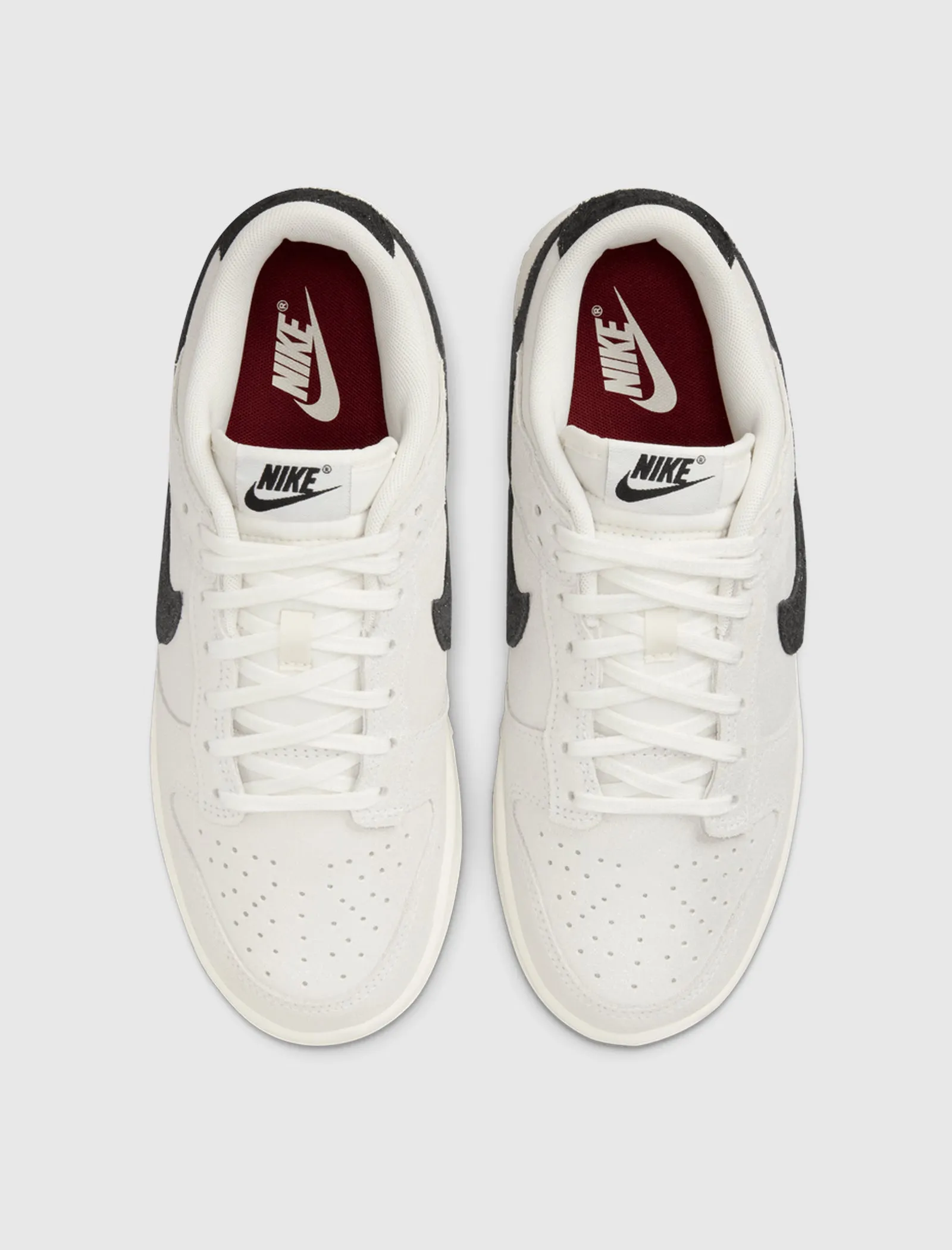 WOMEN'S DUNK LOW "WHITE/BLACK/TEAM RED"