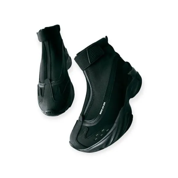 ZARA Kids | Black | TECHNICAL HIGH-TOP SNEAKERS