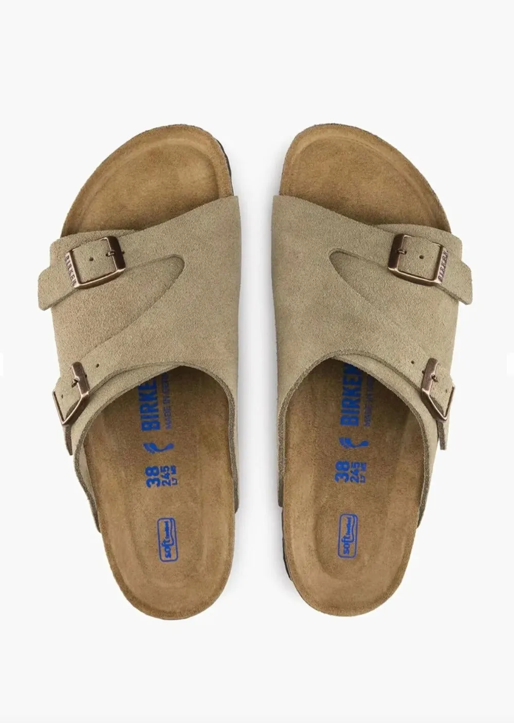 Zurich Suede Taupe Regular